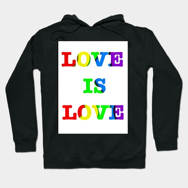 LOVE IS LOVE Hoodie by Studio Lockhart